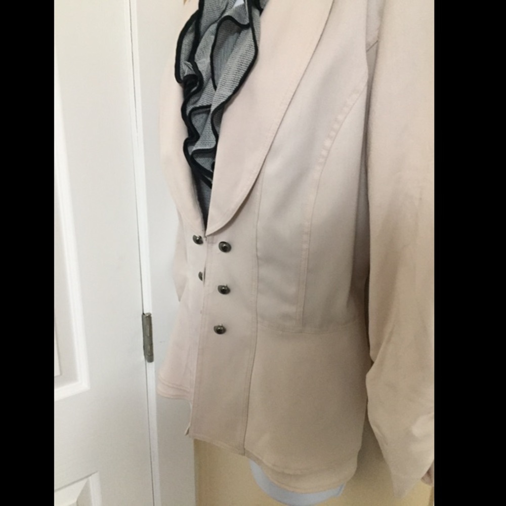 Maurices Large Cream Blazer